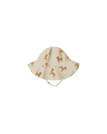 Rylee + Cru Floppy Swim Hat, Leopard